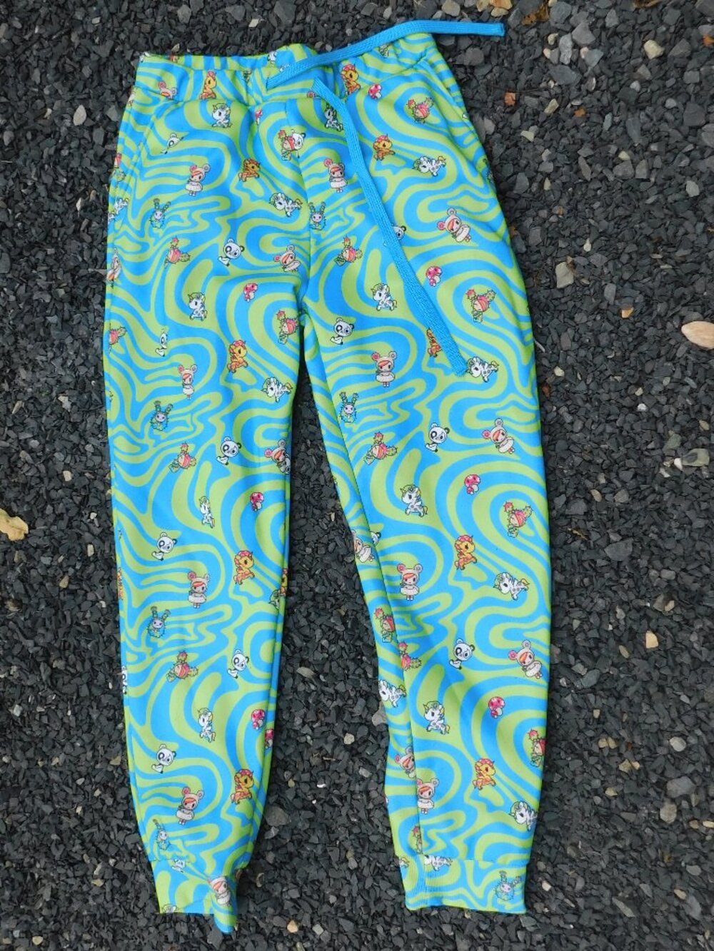 Tokidoki Sweat Pants Sweatpants Japanese Anime Pattern sz XXL